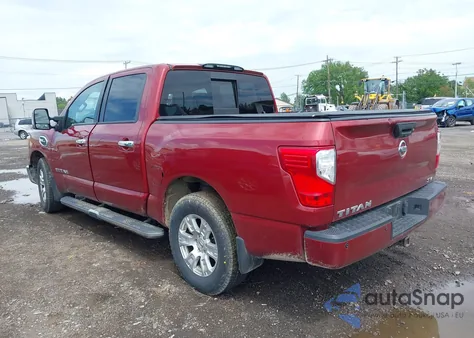 2017 Nissan Titan Sv z USA, uszkodzony, nr VIN 1N6AA1E66HN563991